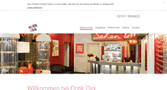 Desktop Screenshot of optik-dirk.de